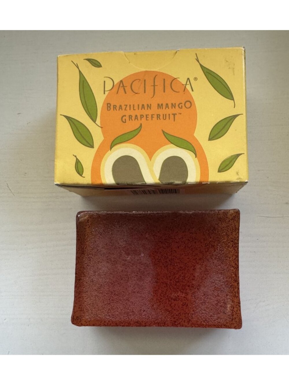 Pacifica Brazilian Mango Grapefruit Soap Handmade in USA 6 oz New in Box